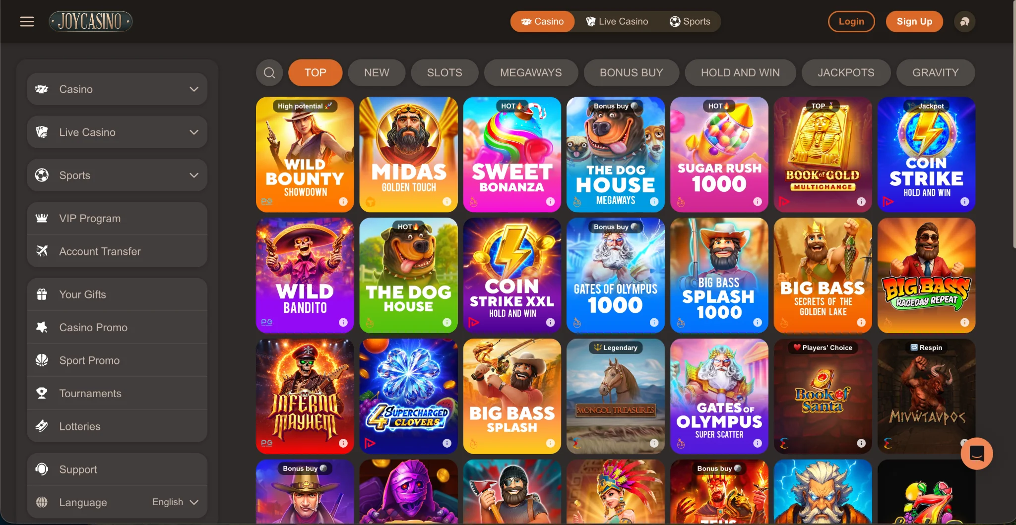 JoyCasino официальный сайт — рабочее зеркало Джойказино на сегодня